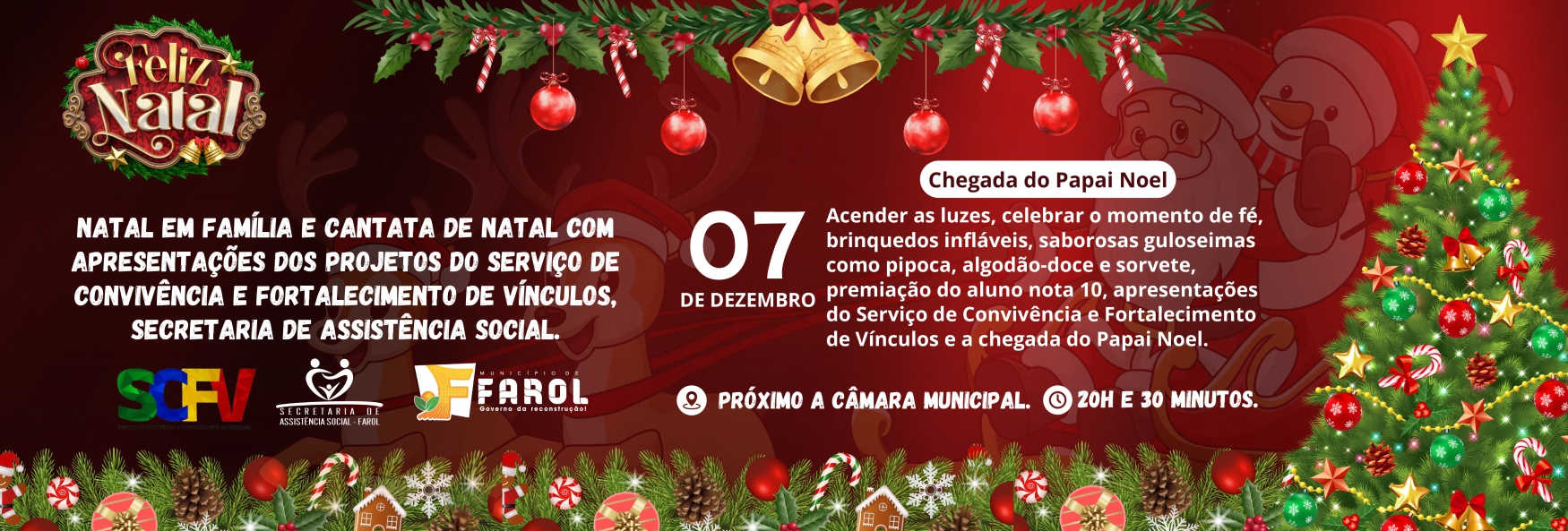 programação natal