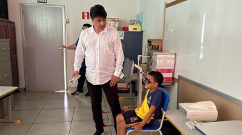 Programa Saúde na Escola: Crianças da Rede Municipal de Ensino  contaram com exame de acuidade visual