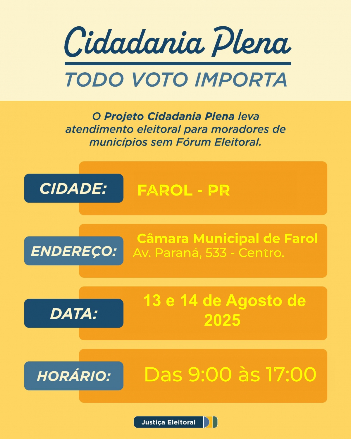  CIDADANIA PLENA – TODO VOTO IMPORTA