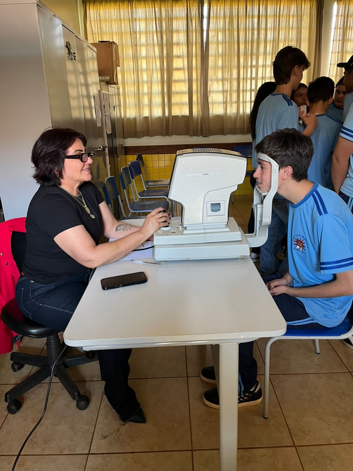 Programa Saúde na Escola:  Crianças das Redes Municipal e Estadual de Educação  são atendidas com exames de acuidade visual
