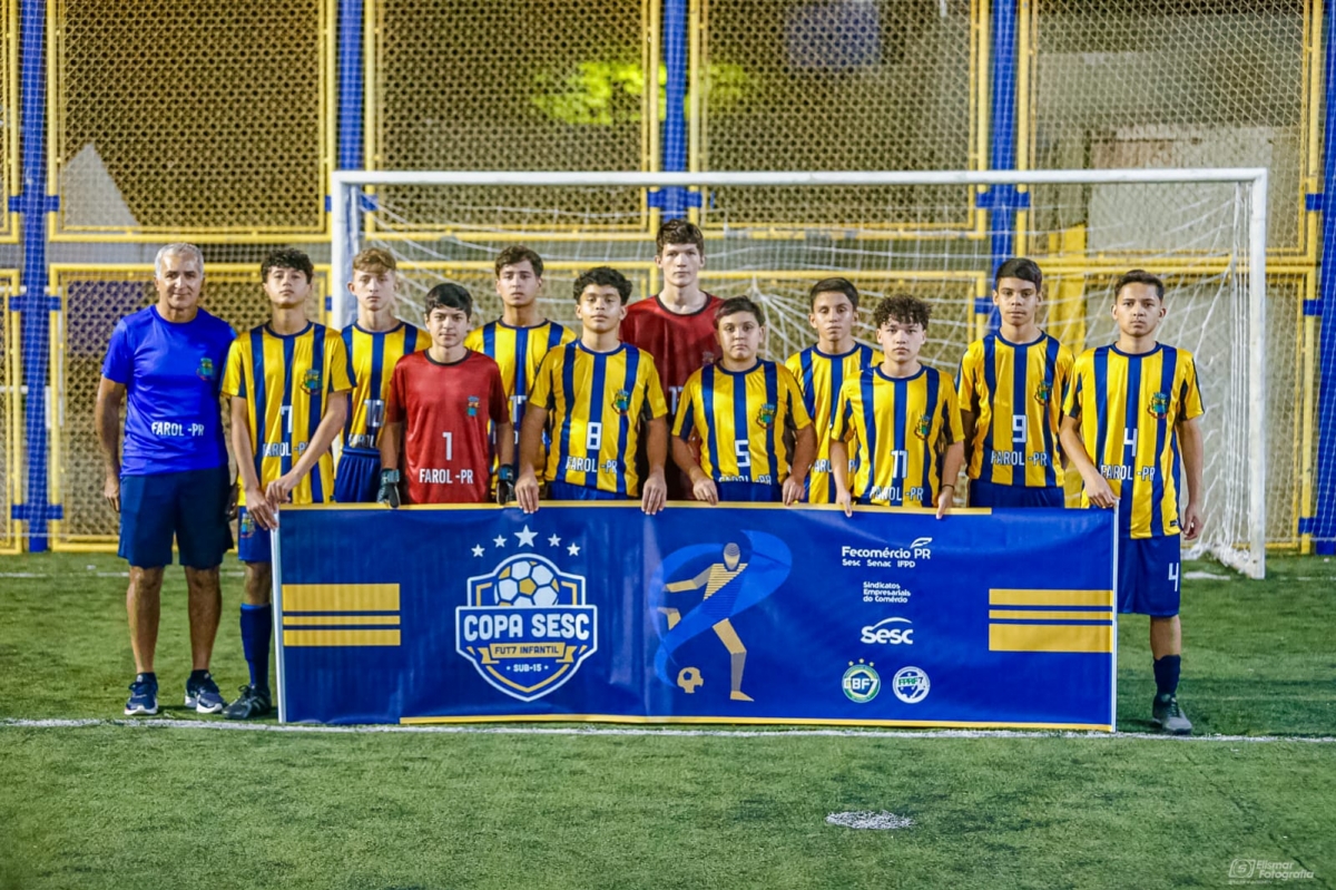Escolinha de Futsal: Farol disputa Copa Sesc Fut7 Infantil