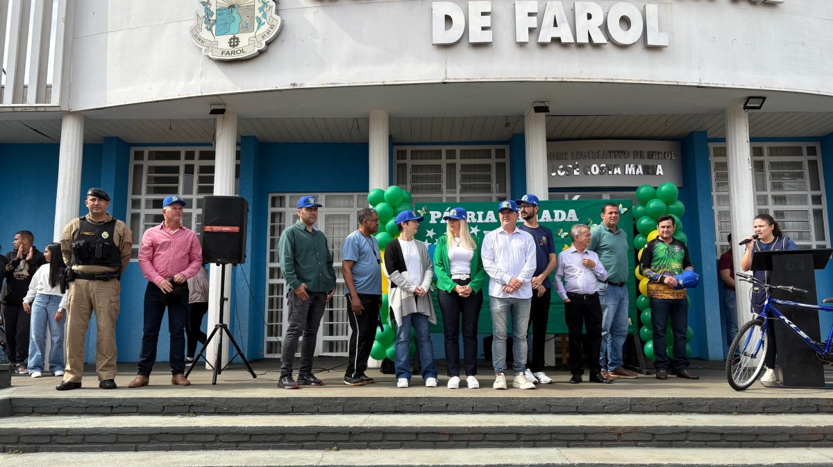 Passeio Ciclístico com Solenidade Cívica  marcou Dia da Independência do Brasil
