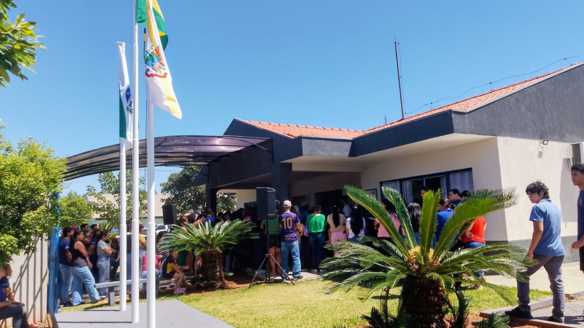 Reinauguração do CMEI modernizado  e com Sala de Estimulação para crianças