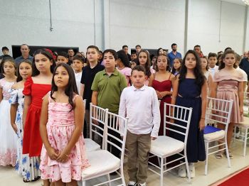Formatura da Escola Municipal Casimiro de Abreu no novo Centro de Eventos