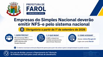 Empresas do Simples Nacional deverão emitir NFS-e pelo sistema nacional a partir de setembro